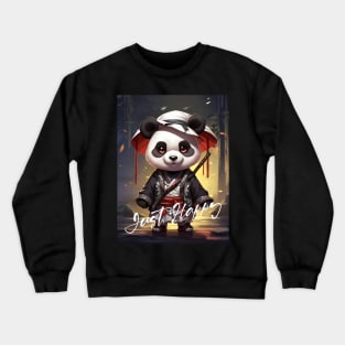 Just Happy Panda Boy Crewneck Sweatshirt